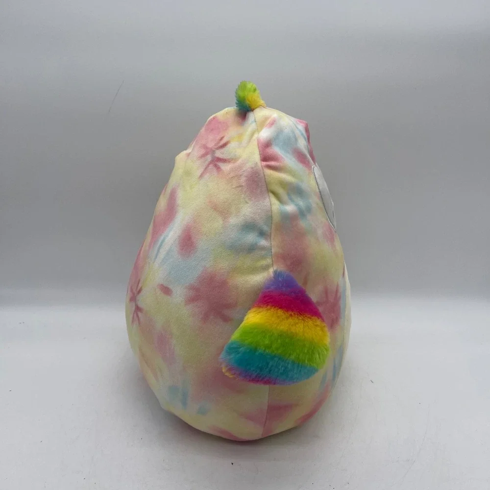 NWT Squishmallows S11-1329 11 Inch Multicolor Toucan Carmella Tie Dye Plush